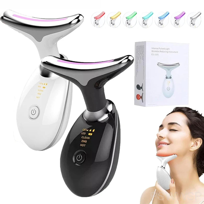 Dropshipping Facial Massager Neck Facial Beauty Device Lifting Tighten Skin Care Tool